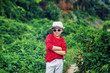 © fisher05 - Beautiful little boy model posing in nature . Children modeling