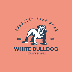 Wall Mural - Bulldog logo