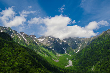 Naklejka na meble 上高地から見る穂高連峰
