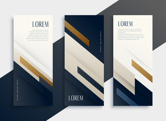 Wall Mural - modern business vertical banner cards set