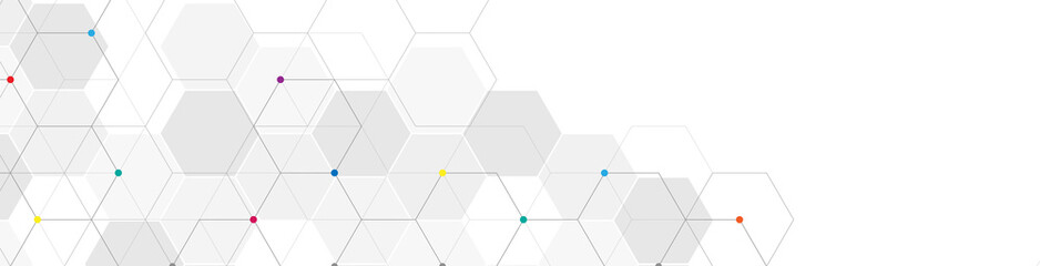 hexagon pattern. medical, science and technology concept