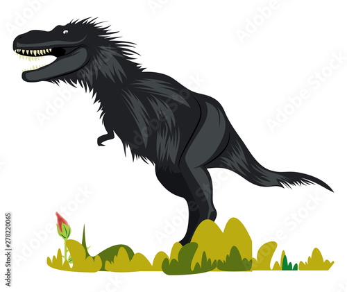 Fotografía Gorgosaurus, illustration, vector on white background.