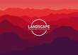 © ESP Studio - Abstract landscape. Minimalist style. Vector banners landscape illustration - flat design