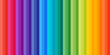 © IlayaStudio - Rainbow strip pattern. Colorful kids background.