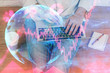 © peshkova - Double exposure of businessman working on laptop on background. International business hologram in front. Concept of success.