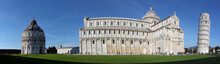 Panoramic View Of Pisa Cathedral On Camposanto In Pisa, Italy