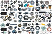 Collage Parts For Auto Isolated