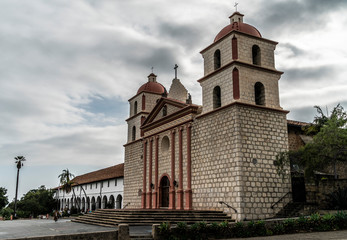 Canvas Print - Santa Barbara Mission