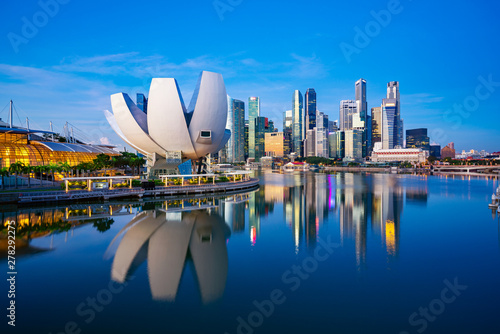 Dekoracja na wymiar  miasto-singapur
