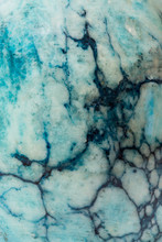 Turquoise Marbled Background