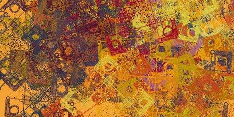  Canvas painting. Colorful background texture. 2d illustration. Texture backdrop. Creative chaos structure element.