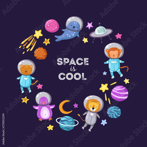 Space Animals Background Cute Baby Animal Astronauts Flying Kid Pets Cosmonauts Cartoon Funny Spaceman Science Vector Poster Astronaut And Spaceship Penguin And Monkey Lion And Seal Illustration Stock Vector Adobe Stock Space Animals Background Cute Baby Animal Astronauts Flying Kid Pets Cosmonauts Cartoon Funny Spaceman Science Vector Poster Astronaut And Spaceship Penguin And Monkey Lion And Seal Illustration Stock Vector Adobe Stock