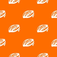 Wall Mural - Bike helmet protection pattern vector orange for any web design best