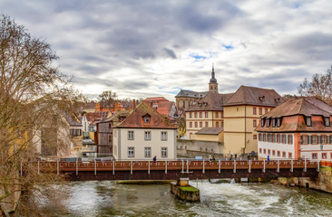 Sticker - Bamberg at river Regnitz