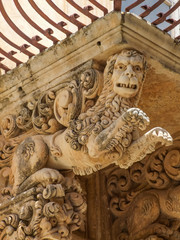 Wall Mural - architectural detail in Noto