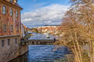 Wall Mural - Bamberg at river Regnitz