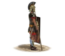 3D Rendering, Warrior Character, Illustration