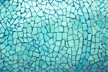 Broken tiles mosaic seamless pattern.