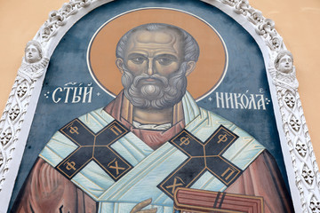 Fresco of Saint Nicholas