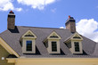 Dormers and Stone Chimneys on New Construction
