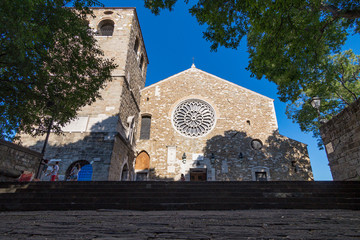 basilica di san giusto martire cathedral, trieste, italy