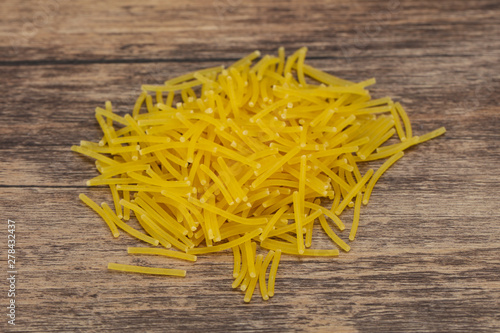 Fotomural Dry raw vermicelli Italian pasta