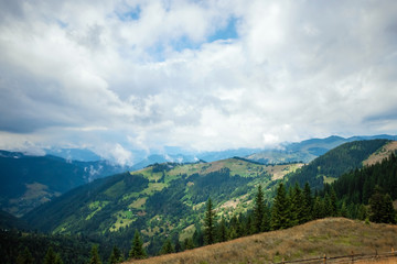 Wall Mural - Mountain, beautiful landscape. Ukraine, the Carpathian Mountains. Concept of travel, tourism, holidays, vacation