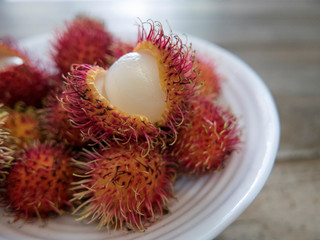 rambutan tropical fruit