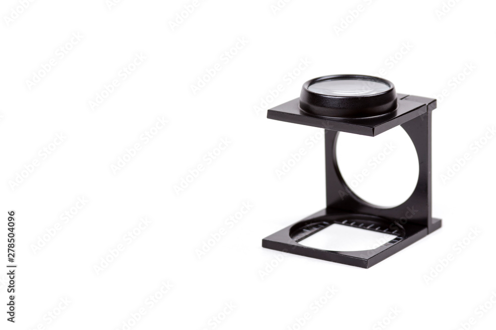 Pocket foldable linen tester stand magnifier, textile magnifying glass ...
