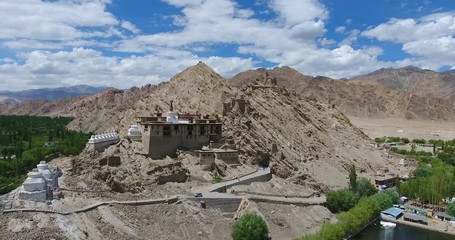 Wall Mural - The Shey Monastery or Gompa and the Shey Palace complex are structures located on a hillock in Shey, 15 kilometres to the south of Leh in Ladakh, northern India on the Leh-Manali road.