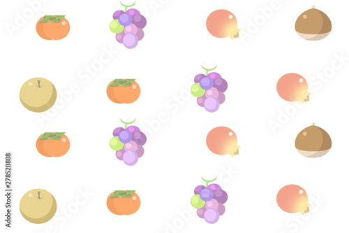 秋の果物背景 Stock イラスト Adobe Stock 秋の果物背景 Stock イラスト Adobe Stock