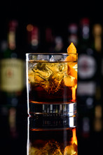 Classic Cocktail Negroni Blur Bar