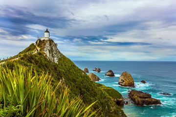 Canvas Print -  New Zealand. Nugget Point Lighthouse