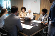 © NDABCREATIVITY - Successful business group of people at work in office