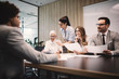 © NDABCREATIVITY - Business People Meeting Conference Discussion Corporate Concept