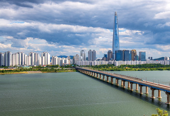 view of city of seoul south korea