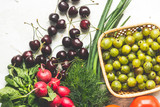 Fototapeta Kuchnia - warzywa i owoce