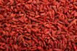 © New Africa - Many dried goji berries as background, top view. Healthy superfood