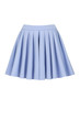 Blue skirt for girl. Isolated on a white background.
