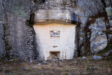 Old artillery bunker