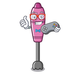 Poster - Gamer immersion blender isolated in the cartoon