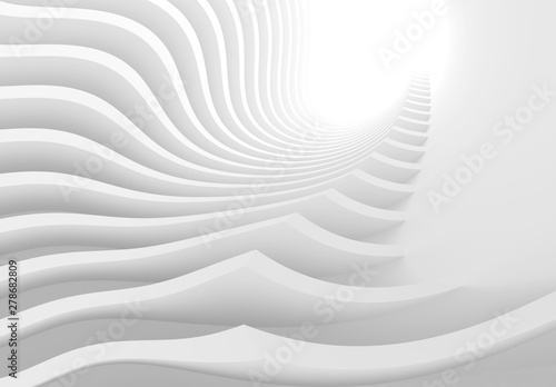 Abstract Technology Background. Minimal Architecture Design
