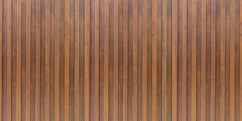 Panorama natural interior brown wooden panel background and texture.