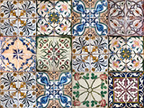 Fototapeta Kuchnia - Background of vintage ceramic tiles