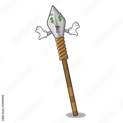Money Eye Spear Cartoon In The Warehouse Room Buy This