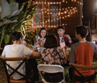 © Odua Images - asian people dinner garden party at home with friend together in the summer