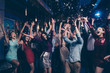 © deagreez - Nice attractive lovely smart shine glamorous stylish trendy fashionable cheerful positive girl and guys having fun chill out bachelor graduate lifestyle feast amusement event in luxury place nightclub