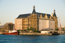 View Of And Old Unused Train Station From Sea At Haydarpasa, Istanbul.