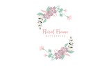 Fototapeta Kwiaty - Floral frame wedding invitation, flower logo vector