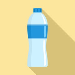 Wall Mural - Water bottle icon. Flat illustration of water bottle vector icon for web design